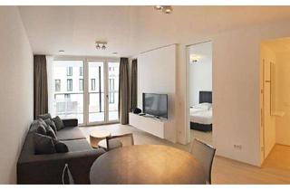Immobilie mieten in Richard-Strauss-Allee 27, 60598 Sachsenhausen, Voll möbliert! Lichtdurchflutete Zwei-Zimmer-Wohnung mit großem Sonnenbalkon!