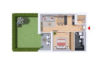 Wohnung kaufen in Konrad-Adenauer-Allee, 74523 Schwäbisch Hall, 2-Zimmer Neubauwohnung mit eigenem Gartenanteil (Whg. 4/03)
