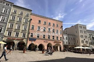 Gewerbeimmobilie kaufen in 83022 Rosenheim, Top Adresse! Schönes Büro direkt am Max-Josefs-Platz. Balkon & Bergblick. Provisionsfrei!