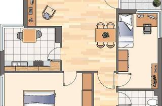 Sozialwohnungen mieten in Richard-Wagner-Straße 28, 59174 Kamen, Helle, freundliche Wohnung mit Laminatboden und Tapeten. (WBS erforderlich)