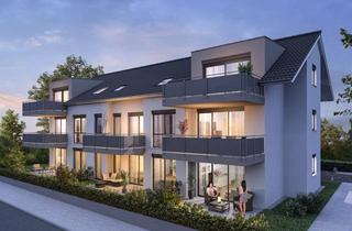 Wohnung mieten in Rosenstraße 16, 71272 Renningen, Neubau 2023: Helle 3-Zimmer-Wohnung mit EBK, Terrasse und Garten in Süd-West-Lage