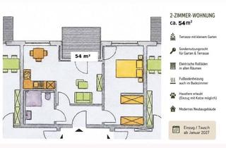 Wohnung mieten in Neue Kirschallee 21, 14469 Bornstedt, Wohnungstausch | Moderne 54 m² Neubauwohnung Neues Kapitel in Potsdam: 2-Zimmer-Wohnung in Bornsted