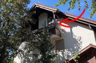 Wohnung mieten in Dompfaffenweg 36, 82538 Geretsried, Ruhige 3-Zimmer-Dachgeschosswohnung mit Sichtdachstuhl, Balkon und Tiefgaragenstellplatz