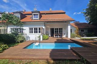 Haus kaufen in 85598 Baldham, Traumhaft schöne & geräumige DHH in bester Lage! Süd-West Ausrichtung, Pool, bezaubernder Garten!