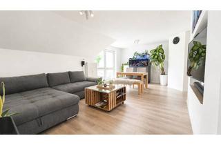 Wohnung kaufen in 74336 Brackenheim, Hell & Modernisiert - 3 Zimmer DG-Wohnung mit EBK, Stellplatz und Photovoltaik – Ihr neues Zuhause!