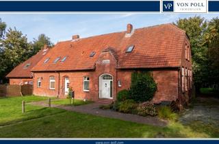 Wohnung kaufen in 26524 Hagermarsch, Wohnen am Feldrand – Historische Erdgeschosswohnung mit individuellem Gestaltungspotenzial in Hagermarsch
