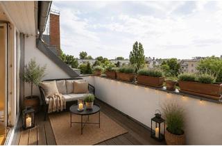 Wohnung kaufen in 12487 Johannisthal, Für Paare & kleine Familien: Helle 3-Zimmer-Dachgeschosswohnung mit Südbalkon