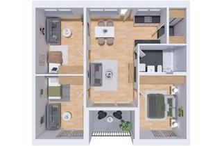 Wohnung kaufen in 74523 Schwäbisch Hall, Schöne 4-Zimmerwohnung mit Blick auf den Einkorn (Whg. 1/17)