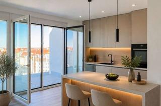 Wohnung kaufen in Steinbühler Straße 4-6, 90443 Tafelhof, Große 4-Zimmer-Neubau-Maisonette mit sonniger Dachterrasse & Balkon | Bezugsfertig | inkl. Küche