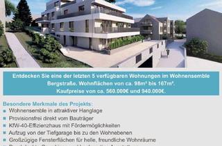 Wohnung kaufen in Frankensteiner Straße 22, 64342 Seeheim-Jugenheim, KfW-40-Neubau mit Charakter I 2 Terrassen I Provisionsfrei I Grundriss gestaltbar