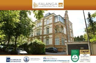 Wohnung kaufen in 65189 Wiesbaden, Falanga Immobilien – Wohnjuwel im Dichterviertel: stilvoll möblierter Altbau-Top für Kapitalanleger!