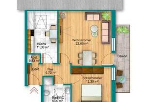 Wohnung mieten in 34212 Melsungen, 2 ZKB DG-Wohnung mit Balkon in ruhiger Lage von Melsungen "Am Huberg" zu vermieten