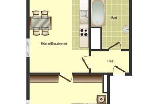 Wohnung mieten in Damaschkestraße 40, 32049 Herford, Gemütliche 1-Zimmer-Etagenwohnung in Herford – Tageslichtbad mit Badewanne
