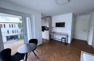 Wohnung mieten in Moissistraße 31, 12489 Adlershof, Süd-Balkon, großzügig voll möbliertes Aparment mit EBK und Abstellkammer!