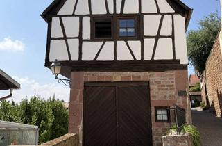 Haus kaufen in 67271 Neuleiningen, Einzeldenkmal von 1750: Zehntscheune mit Garage und Gewölbekeller im Ortskern von Neuleiningen