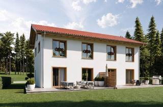 Haus kaufen in 82054 Sauerlach, DHH Neubau in Sauerlach – Südlage, Ortsrand, freie Feldsicht