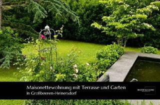 Wohnung kaufen in 14979 Großbeeren, Maisonettewohnung mit eigenem Garten