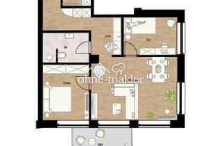 Wohnung mieten in 69509 Mörlenbach, Erstbezug nach Kernsanierung - 70 qm große 3 Zi. Wg. im OG mit Balkon