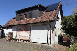 Einfamilienhaus kaufen in 74405 Gaildorf, Solaranlage + 4-Zi.-Haus zzgl. 2 Atelierräumen + 2 Dachgeschossräumen + Garage + großer Terrasse