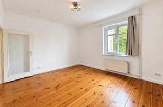 Wohnung kaufen in Heidekampweg 19, 12437 Berlin, Bezugsfrei in Baumschulenweg – charmante Altbauwohnung mit Dielen und Blick zum Heidekampgraben