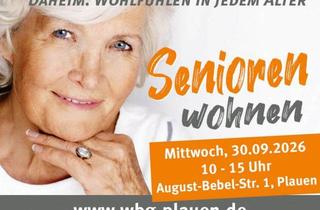 Immobilie mieten in Dittesstraße 60, 08523 Plauen, 2 Raum Wohnung für Senioren