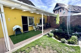 Wohnung kaufen in 66987 Thaleischweiler-Fröschen, schöne 5ZKB-Wohnung m. überdachter Terrasse, Garten m. Koi-Teich, Garage u. Stellplatz-kein Hausgeld