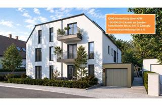 Wohnung kaufen in 81825 Trudering-Riem, In Trudering | Exklusive QNG-Neubauwohnung – moderne Architektur, nachhaltige Qualität & Wohnkomfort