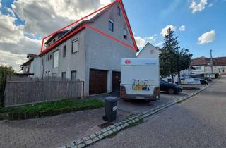 Wohnung kaufen in 71263 Weil der Stadt, Charmante 3,5-Zimmer-Dachgeschosswohnung mit Dachterrasse und Garage in Weil der Stadt – Schafhausen