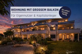 Wohnung kaufen in 94315 Straubing, KFW 55 Effizienzhaus ! Neuwertige Obergeschosswohnung mit großem Balkon !