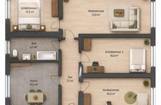 Wohnung mieten in 06449 Aschersleben, Renovierte 3-Zimmer Wohnung in Aschersleben - 1 Miete frei