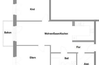 Wohnung mieten in Lion-Feuchtwanger-Straße, 91074 Herzogenaurach, 3 Zimmer Wohnung - Wohnberechtigungsschein II mit EK 3 unabdingbar!