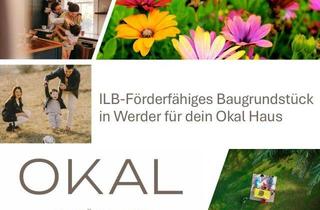 Grundstück zu kaufen in 14542 Werder (Havel), Sicher bauen mit OKAL - großzügiges ILB Grundstück in 2. Reihe