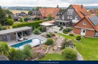 Haus kaufen in 31552 Apelern, Großzügiges Anwesen mit Pool, Gästeapartment & Einliegerwohnung eingebettet in idyllische Landschaft