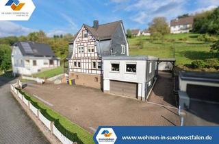 Einfamilienhaus kaufen in 57271 Hilchenbach, VR Immo: Einfamilienhaus mit viel Platz und großzügigem Grundstück in Hilchenbach