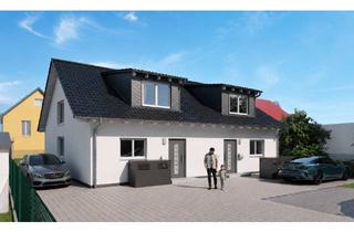 Doppelhaushälfte kaufen in 68305 Gartenstadt, Stilvoll wohnen: Moderne Doppelhaushälfte mit Garten & KfW-Förderung