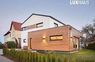 Haus kaufen in 69168 Wiesloch, LUXHAUS Satteldach Glücksmomente 207 m² individuell planbar Schlüsselfertig 100% Wohlfühlklima