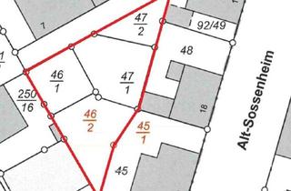 Grundstück zu kaufen in Alt Sossenheim 20, 65936 Sossenheim, Attraktives Grundstück mit ca. 293 m² in Frankfurt-Sossenheim, Einfam.Haus oder 2 Doppelhaushälften