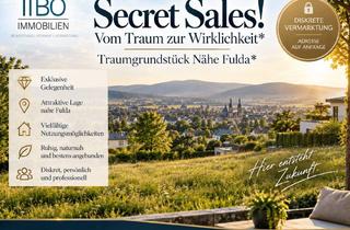 Grundstück zu kaufen in 36043 Fulda, Secret Sales*Vom Traum zur Wirklichkeit 2026*TOP-Grundstück in unverbaubarer Randlage Nähe Fulda