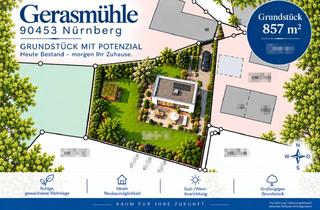 Grundstück zu kaufen in 90453 Eibach, Raum für neue Wohnideen – 857 m² Grundstück in angenehm zurückgezogener Lage