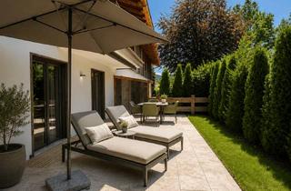 Wohnung kaufen in 83700 Rottach-Egern, Letzte verfügbare Neubauwohnung im Malerwinkel – Garten, Kamin & privater Wellnessbereich