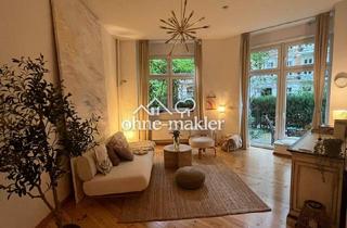 Wohnung mieten in 12159 Berlin, Stilvolle Altbauwohnung mit großem Privatgarten, möbliert, in Berlin-Friedenau