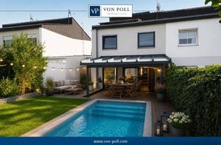 Doppelhaushälfte kaufen in 61231 Bad Nauheim, Geräumige Doppelhaushälfte mit Pool und Sauna in ruhiger Lage