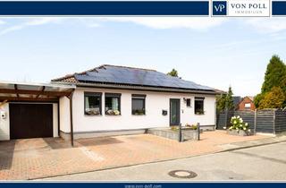 Haus kaufen in 41352 Korschenbroich, BIETERVERFAHREN: sanierter Winkelbungalow mit Pool und PV-Anlage