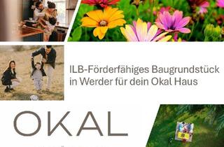 Immobilie kaufen in 14542 Werder (Havel), Sicher bauen mit OKAL - großzügiges ILB Grundstück in 2. Reihe