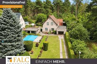 Einfamilienhaus kaufen in 15712 Königs Wusterhausen, PROVISIONSFREI! Wohnen am Wald mit Pool und Sauna