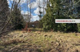 Grundstück zu kaufen in 15370 Fredersdorf-Vogelsdorf, IMMOBERLIN.DE - Naturschönes Baugrundstück in familiärer Lage