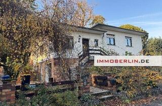 Einfamilienhaus kaufen in 16259 Bad Freienwalde, IMMOBERLIN.DE - Sympathischer Bungalow mit Potenzial, Garage & Nebengebäude in naturschöner Lage