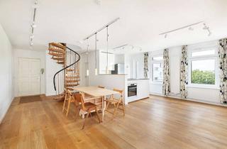 Wohnung kaufen in Monumentenstraße 38, 10829 Schöneberg, Schöneberg, nahe Gleisdreieck-Park: Tolle 5-Zimmer DG-Maisonette, Süd-Terrasse & -Loggia, Weitblick