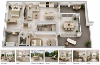 Wohnung kaufen in Schulstraße 20, 68199 Neckarau, tolle 3 ZKB-Wohnung mit großer Wohnterrasse in Neckarau