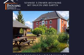 Wohnung kaufen in Ellewick 19, 48691 Vreden, Sonnige 3-Zimmer-Wohnung mit Balkon und Garten